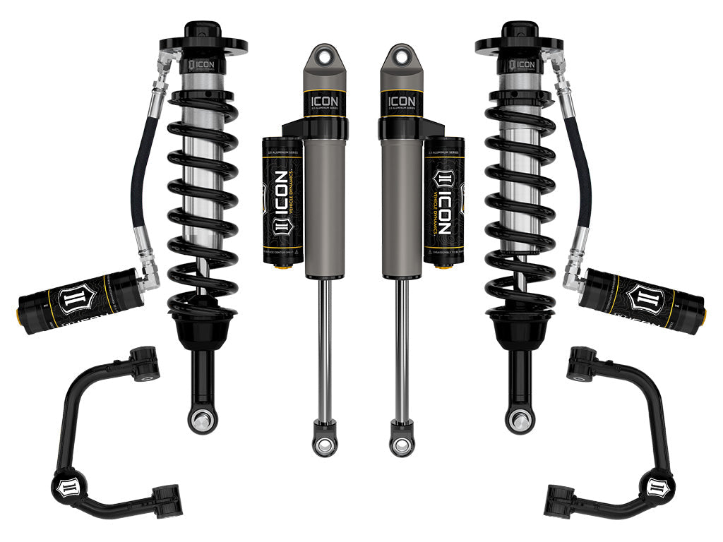ICON Vehicle Dynamics 2021-2026 Ford F-150 Tremor, 2.5-3" Lift, Stage 3 Suspension System, Tubular