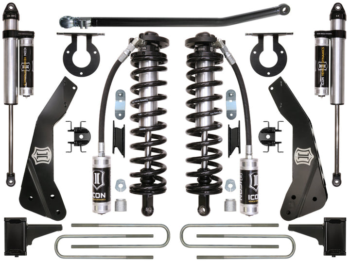 ICON Vehicle Dynamics 2011-2016 Ford F250/F350, 4-5.5" Lift, Stage 3 Coilover Conversion System