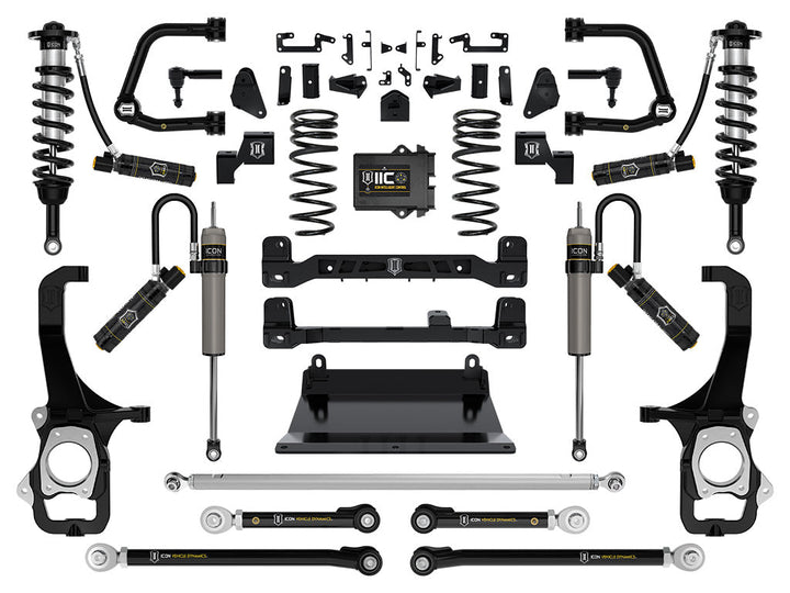 ICON Vehicle Dynamics 2022-2026 Toyota Tundra, 6" Lift, Stage 9 Suspension System, Tubular