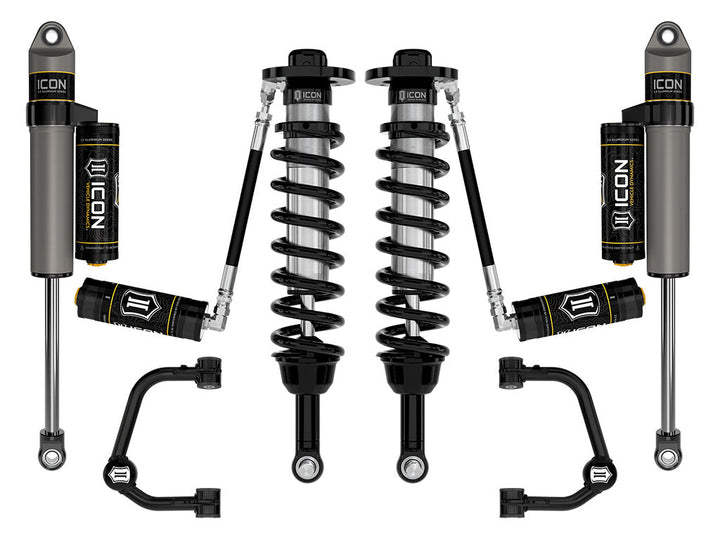 ICON Vehicle Dynamics 2021-2026 Ford F-150 4WD, 2.75-3.5" Lift, Stage 3 Suspension System, Tubular