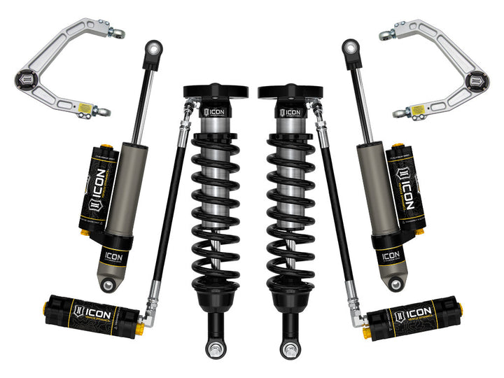 ICON Vehicle Dynamics 2019-2026 Chevrolet Silverado 1500/GMC Sierra 1500, 1.5-3.5" Lift, Stage 4 Suspension System, Billet