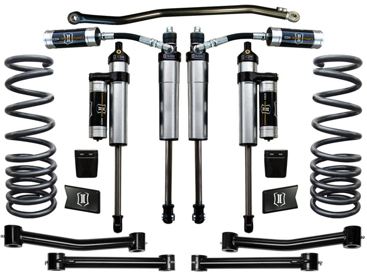ICON Vehicle Dynamics 2003-12 Ram 2500/3500 4WD, 2.5" Lift, Stage 4 Suspension System
