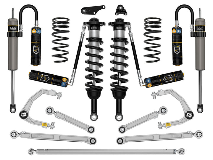 ICON Vehicle Dynamics 2024-2026 Toyota Tacoma 1.25-3" Lift, Stage 12 Suspension System, Billet, Overland Rear Springs
