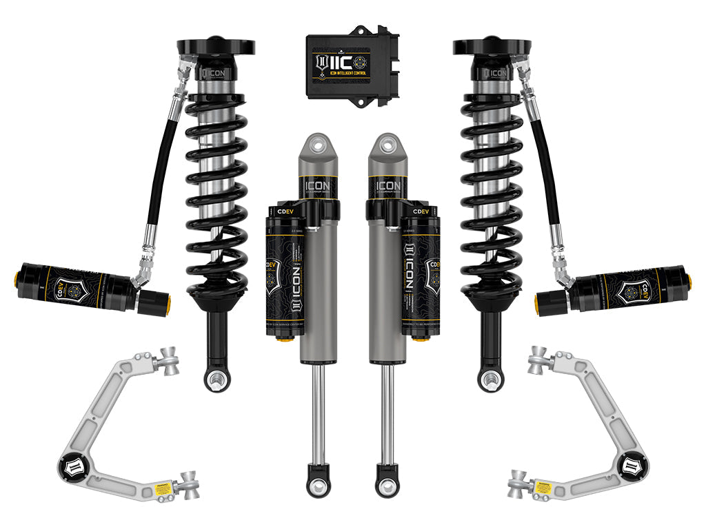 ICON Vehicle Dynamics 2023-2026 Chevrolet Colorado WT, LT, & Z71, 1.75-2.5" Lift, Stage 6 Suspension System, Billet