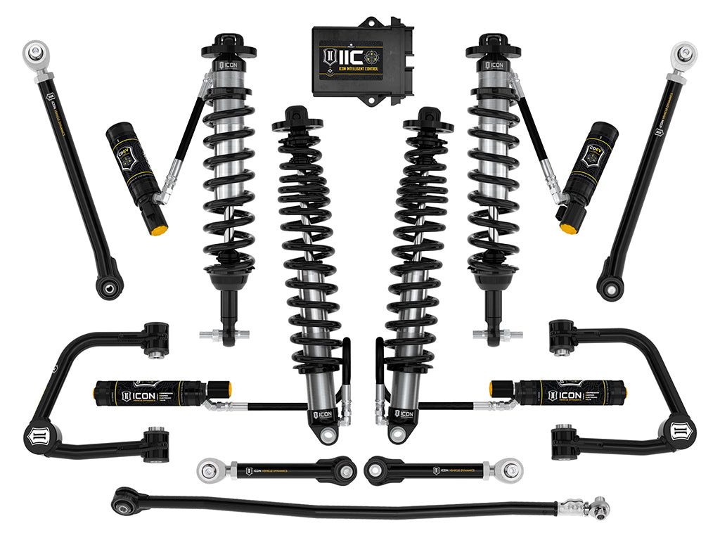 ICON Vehicle Dynamics 2021-2026 Ford Bronco, Sasquatch, 2-3" Lift, Stage 8 Suspension System, Tubular