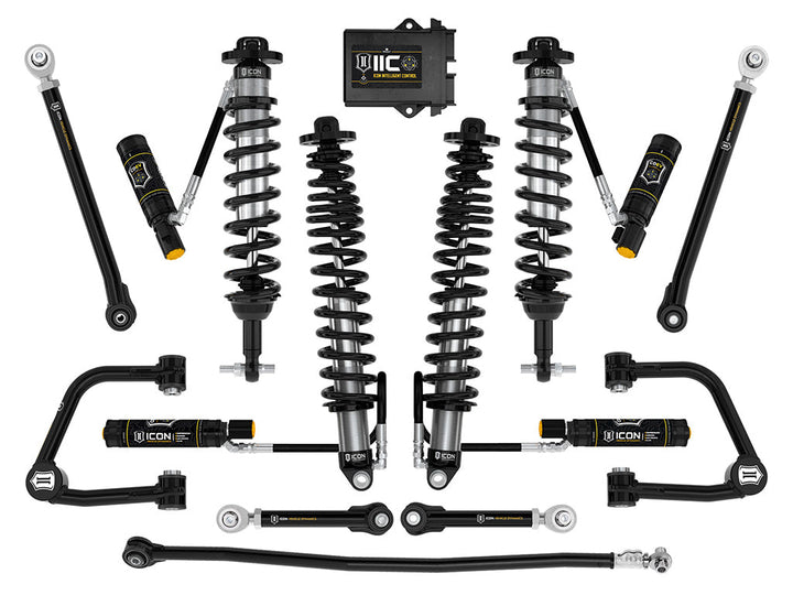 ICON Vehicle Dynamics 2021-2026 Ford Bronco, Non-Sasquatch, 3-4" Lift, Stage 8 Suspension System, Tubular, Heavy Rate Rear Springs