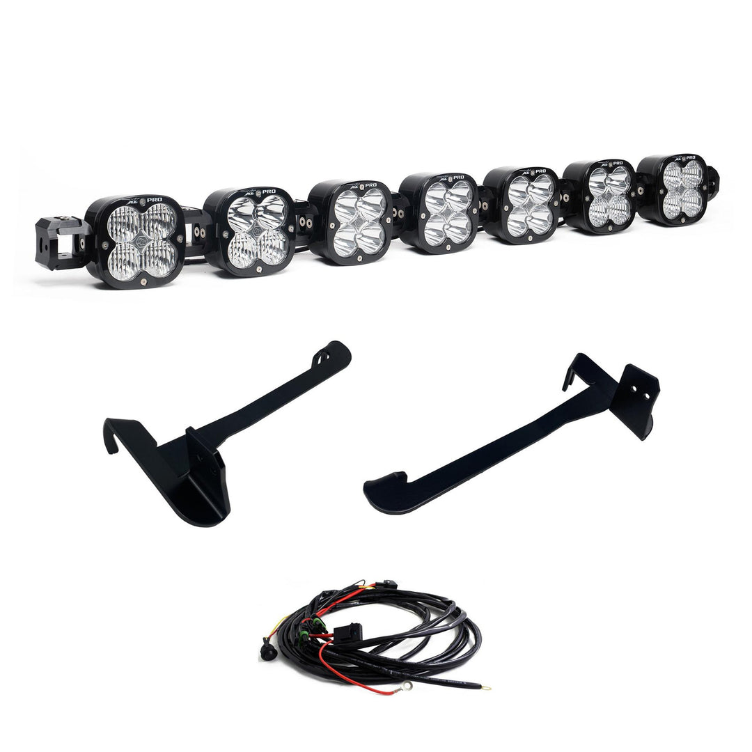 Baja Designs XL Pro Linkable Sport Bumper Light Kit 2019-2024 2500/3500/4500/5500 (Multi-Pattern Clear Toggle Wiring)