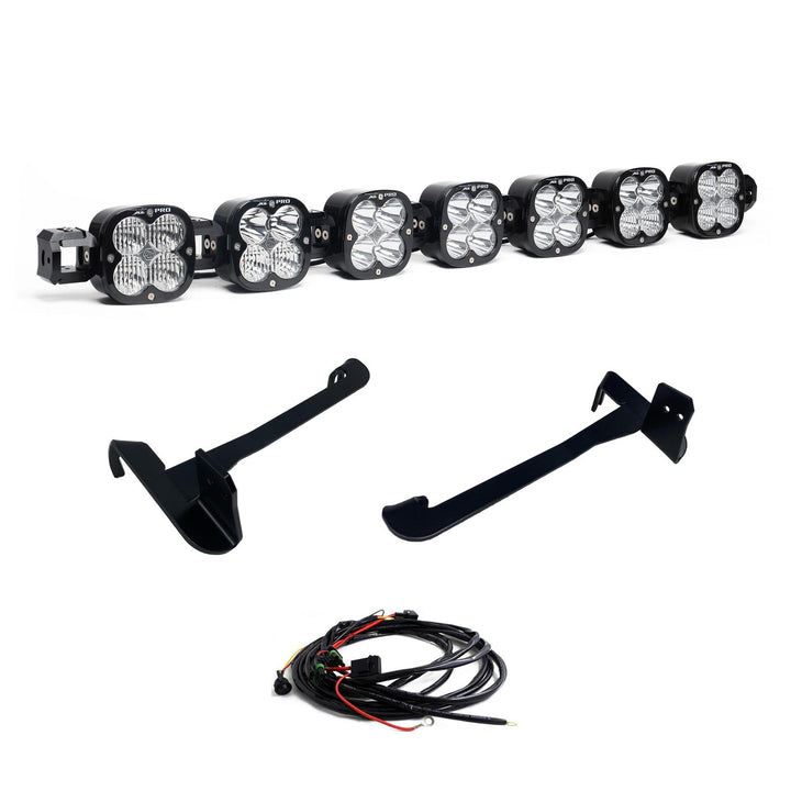Baja Designs XL Pro Linkable Sport Bumper Light Kit 2019-2024 2500/3500/4500/5500 (Multi-Pattern Clear Toggle Wiring)