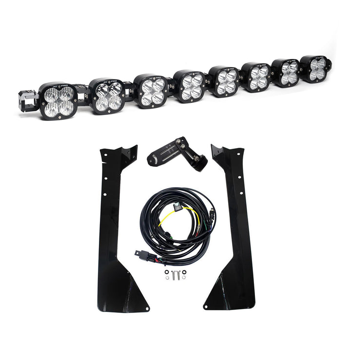 Baja Designs XL Pro Linkable Roof Mount Kit 2007-2018 Wrangler JK (Multi-Pattern Clear)