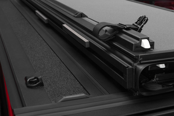 BAK BAKFlip MX4 TS Hard Folding Truck Bed Cover 2022-2025 Toyota Tundra without Deck Rail System without Trail Special Edition Storage Boxes