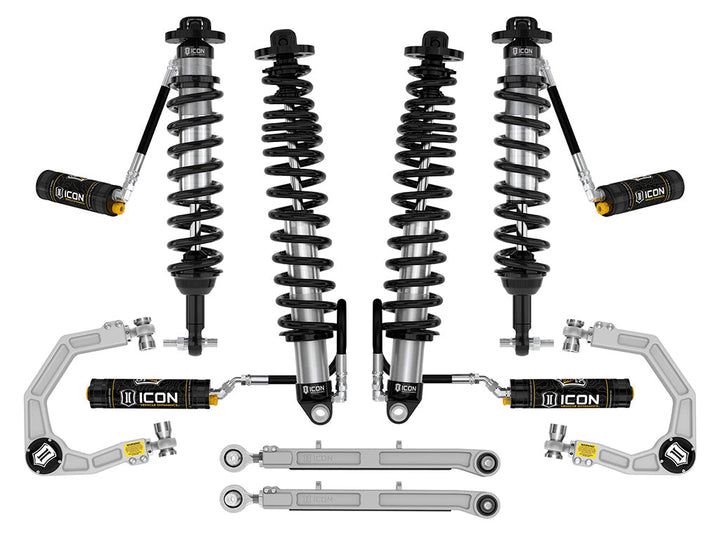 ICON Vehicle Dynamics 2021-2026 Ford Bronco, Sasquatch, 2-3" Lift, Stage 6 Suspension System, CDCV, Billet