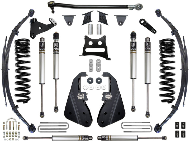 ICON Vehicle Dynamics 2017-2022 Ford F250/F350, 7" Lift, Stage 1 Suspension System