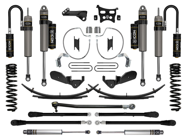 ICON Vehicle Dynamics 2023-2026 Ford F-250/F-350 Super Duty 4WD, Diesel, 4.5" Lift, Stage 6 Suspension System w/ Expansion Packs