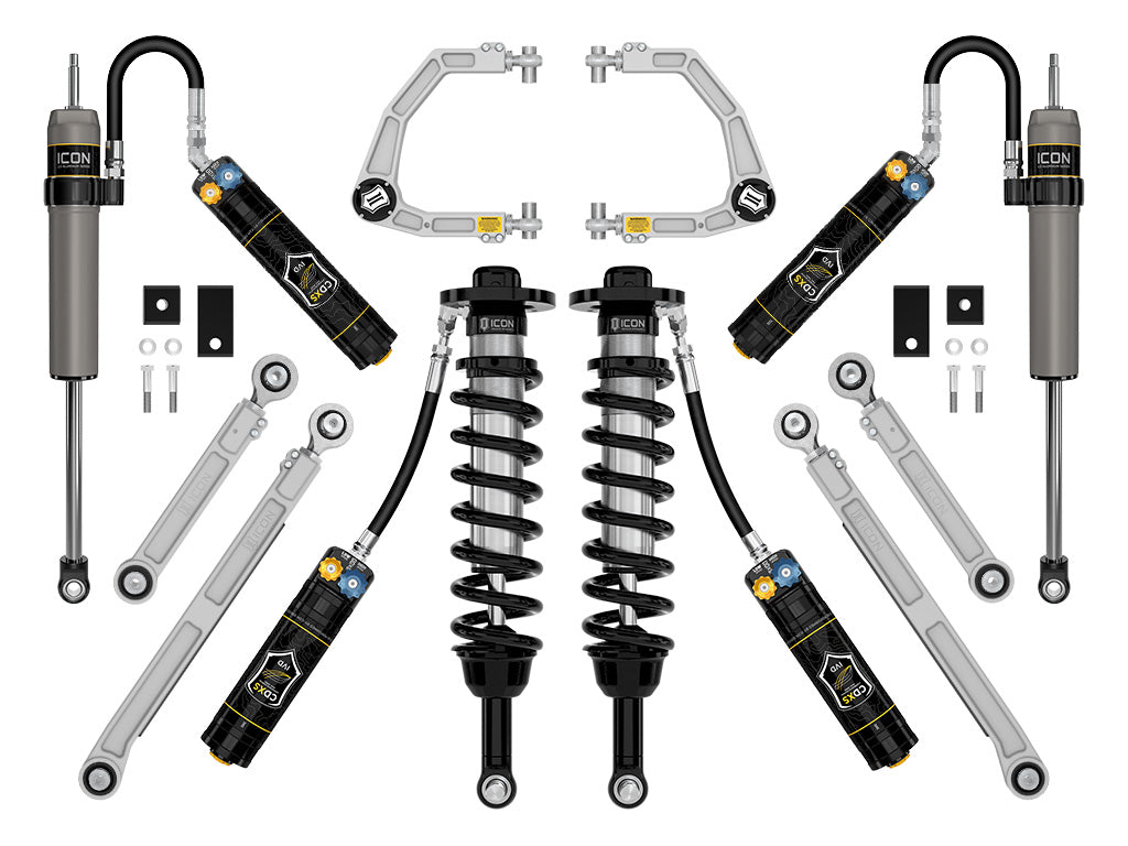 ICON Vehicle Dynamics 2022-2026 Toyota Tundra, 1.25-3.5" Lift, Stage 10, 2.5 Suspension System, Billet, CDXS