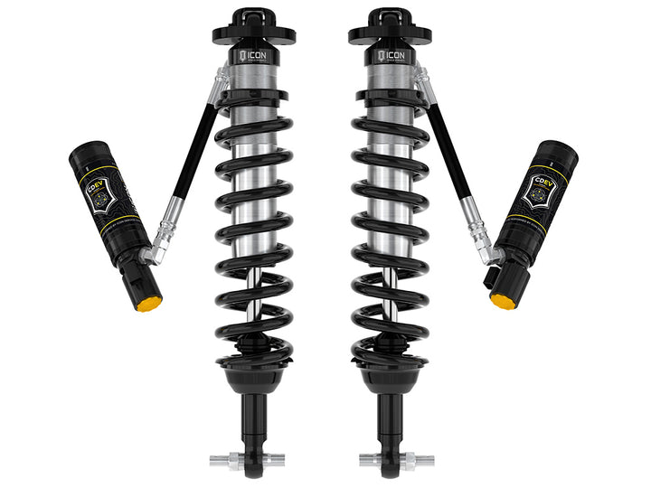 ICON Vehicle Dynamics 2021-2026 Ford Bronco, Front, 1.5-4” Lift, V.S. 2.5 Series Coilover Kit, Remote Reservoir w/ CDEV, Pair