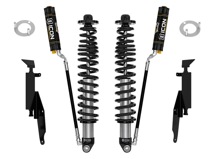 ICON Vehicle Dynamics 2021-2026 Ford Bronco, Rear, 1.25-3” Lift, V.S. 2.5 Series Coilover Kit, Remote Reservoir w/ CDCV, Heavy Rate Springs, Pair