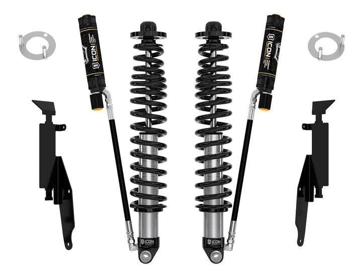 ICON Vehicle Dynamics 2021-2026 Ford Bronco, Rear, 1.25-3” Lift, V.S. 2.5 Series Coilover Kit, Remote Reservoir w/ CDEV, Heavy Rate Springs, Pair