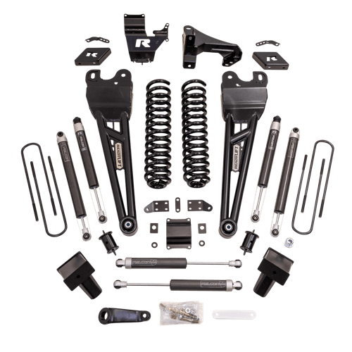 6" COIL SPRING LIFT KIT WITH FALCON SHOCKS AND RADIUS ARMS - 2023-2026 FORD SUPER DUTY F250/F350 4WD
