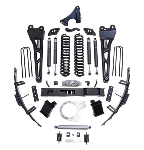 8.5" Lift Kit W/ Falcon Shocks And Radius Arms - Ford Super Duty Diesel F250/F350 4WD 2017-2022