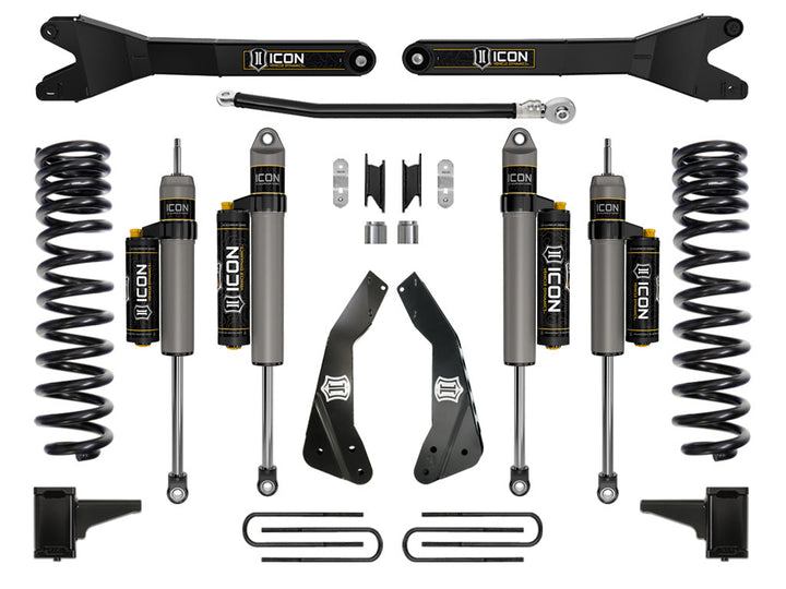 ICON Vehicle Dynamics 2011-16 Ford F250/F350, 4.5" Lift, Stage 4 Suspension System, w/Radius Arm