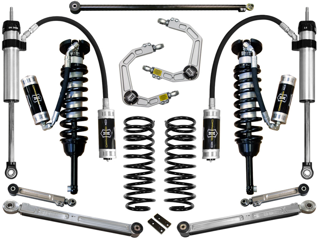 ICON Vehicle Dynamics 2010-2024 Toyota 4Runner, 0-3.5" Lift Stage 6 Suspension System, Billet UCA