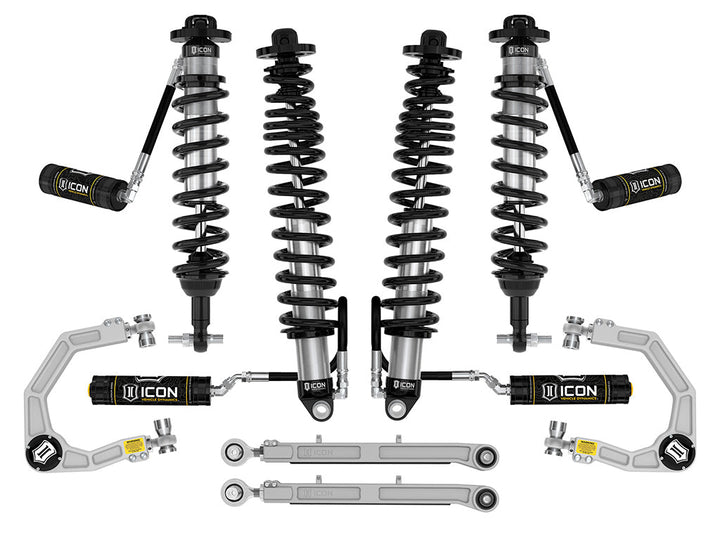 ICON Vehicle Dynamics 2021-2026 Ford Bronco, Non-Sasquatch, 3-4" Lift, Stage 5 Suspension System, Billet, Heavy Rate Rear Springs