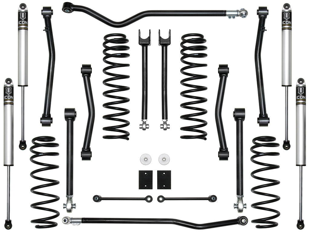 ICON Vehicle Dynamics 2018-Up Jeep JL Wrangler, 2.5" Lift, Stage 4 Suspension System