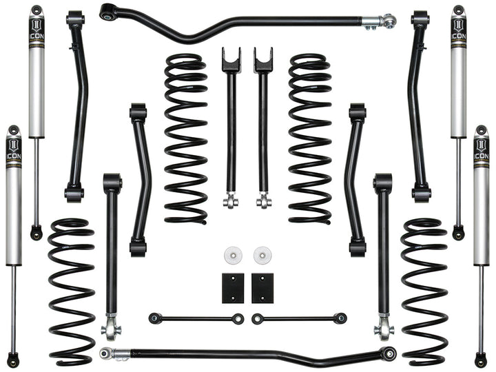 ICON Vehicle Dynamics 2018-Up Jeep JL Wrangler, 2.5" Lift, Stage 4 Suspension System