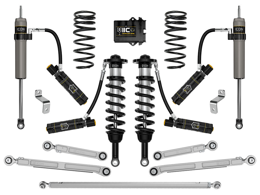 ICON Vehicle Dynamics 2023-2026 Toyota Sequoia TRD Pro, 1-2.5" Lift, Stage 10 2.5 Suspension System, Billet
