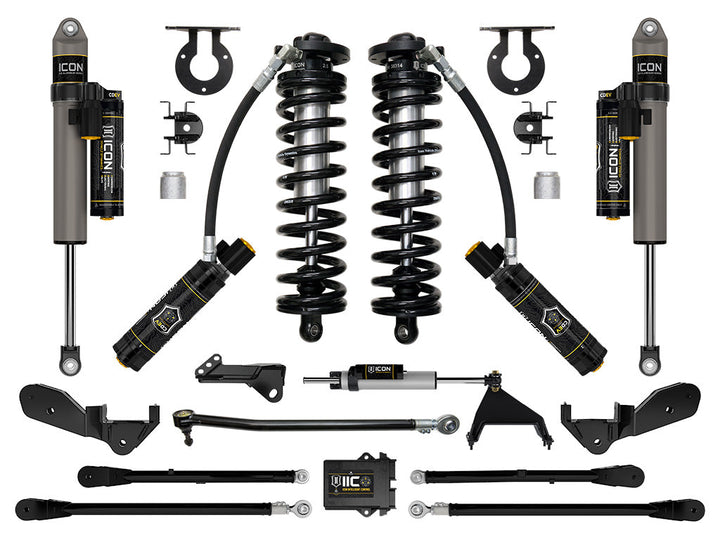ICON Vehicle Dynamics 2023-2026 Ford F-250/F-350 Super Duty 4WD, 2.5-3" Lift, Stage 6 Coilover Conversion System with 4-Link