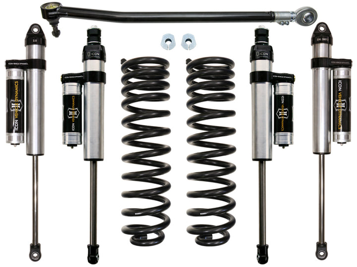 ICON Vehicle Dynamics 2017-2019 Ford F-250/F-350 Super Duty 4WD Diesel, 2.5" Lift, Stage 3 Suspension System