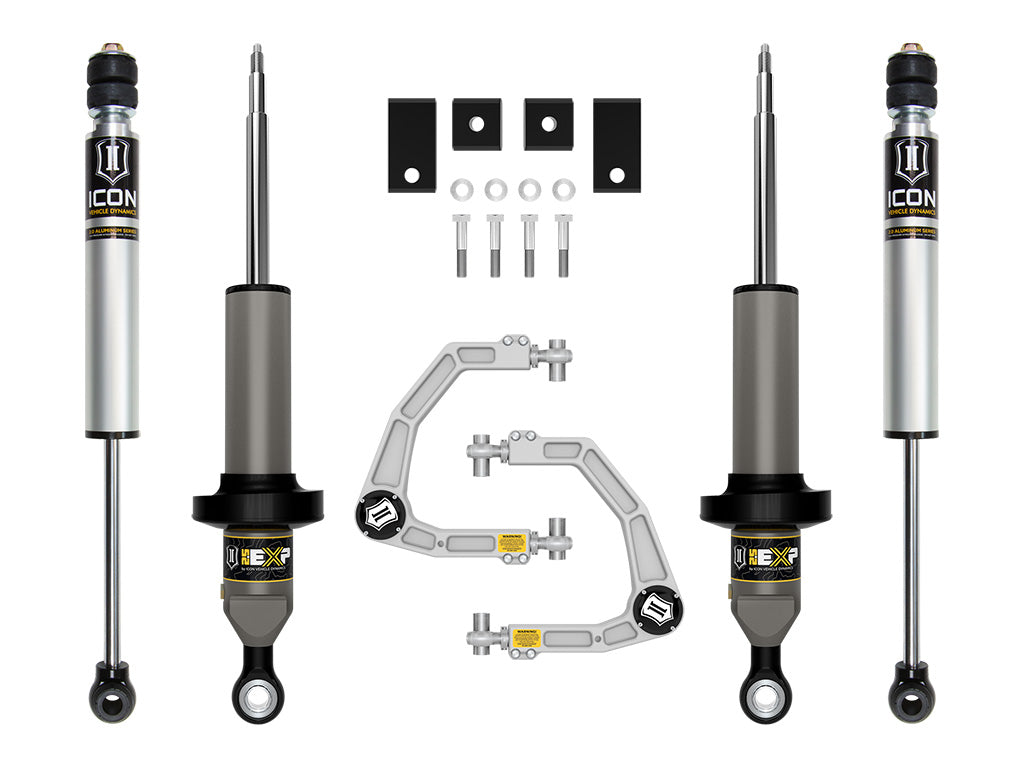 ICON Vehicle Dynamics 2022-2026 Toyota Tundra, 0-3" Lift, Stage 2, 2.5 EXP Suspension System, Billet
