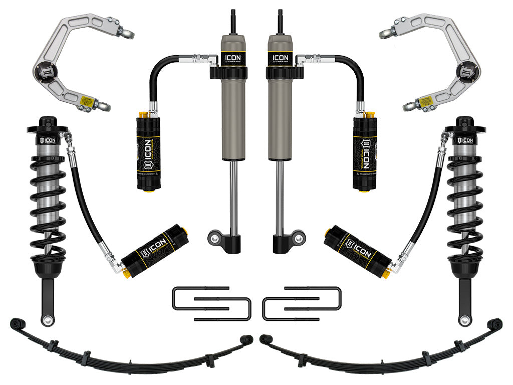 ICON Vehicle Dynamics 2005-2015 Toyota Tacoma 0-3.5" Lift, Stage 9 Suspension System, Billet, CDCV