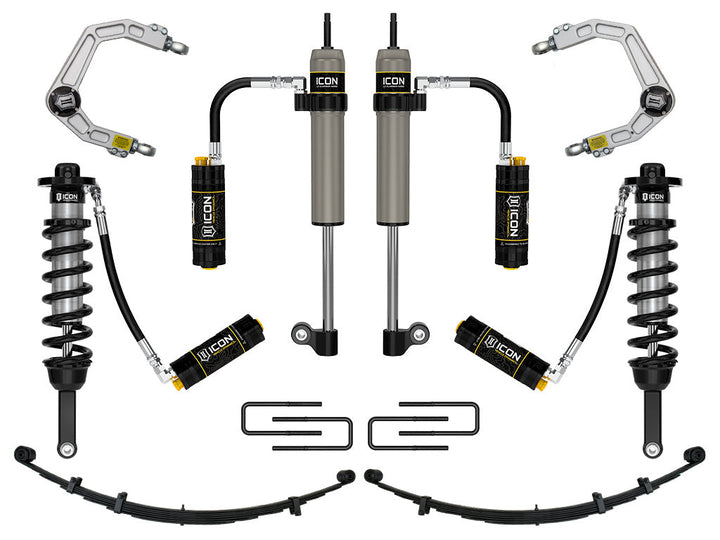 ICON Vehicle Dynamics 2005-2015 Toyota Tacoma 0-3.5" Lift, Stage 9 Suspension System, Billet, CDCV