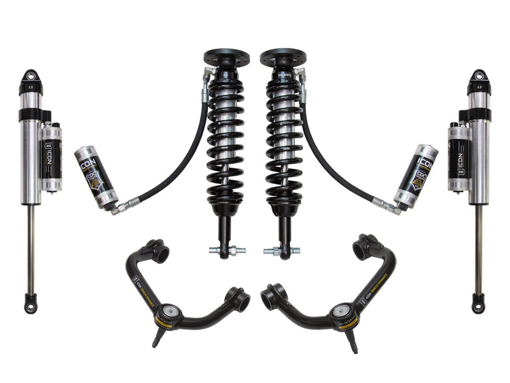 ICON Vehicle Dynamics 2014 Ford F150 4WD, 1.75-2.63" Lift, Stage 5 Suspension System, Tubular UCA