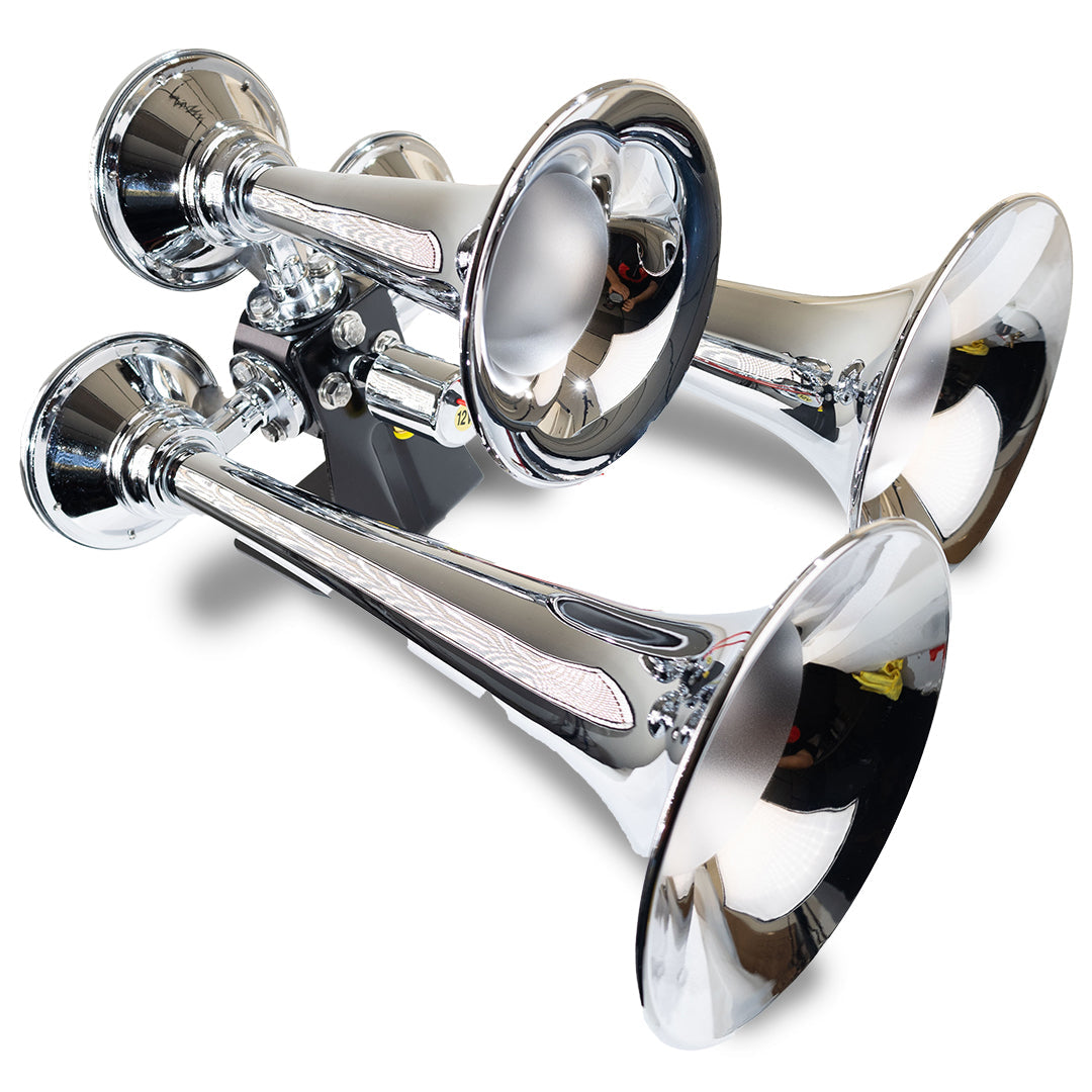 Kleinn Model 500 Sentinel Chrome Triple Horn - image 1