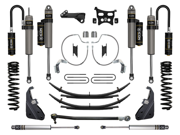 ICON Vehicle Dynamics 2023-2026 Ford F-250/F-350 Super Duty 4WD, Diesel, 4.5" Lift, Stage 4 Suspension System w/ Expansion Packs