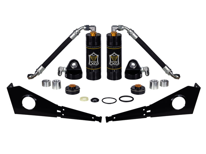 ICON Vehicle Dynamics 2005-2023 Toyota Tacoma, Front, Coilover Reservoir w/CDCV Upgrade Kit w/ Seals, Pair