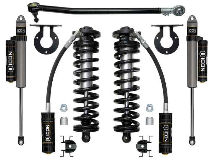 ICON Vehicle Dynamics 2017-2023 Ford F-250/F-350 Super Duty 4WD, 2.5-3" Lift, Stage 3 Coilover Conversion System