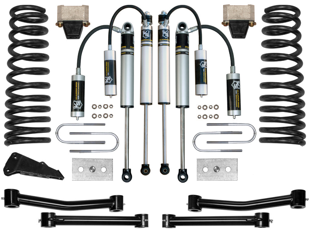ICON Vehicle Dynamics 2003-2008 Ram 2500/3500 4WD, 4.5" Lift, Stage 2 Suspension System