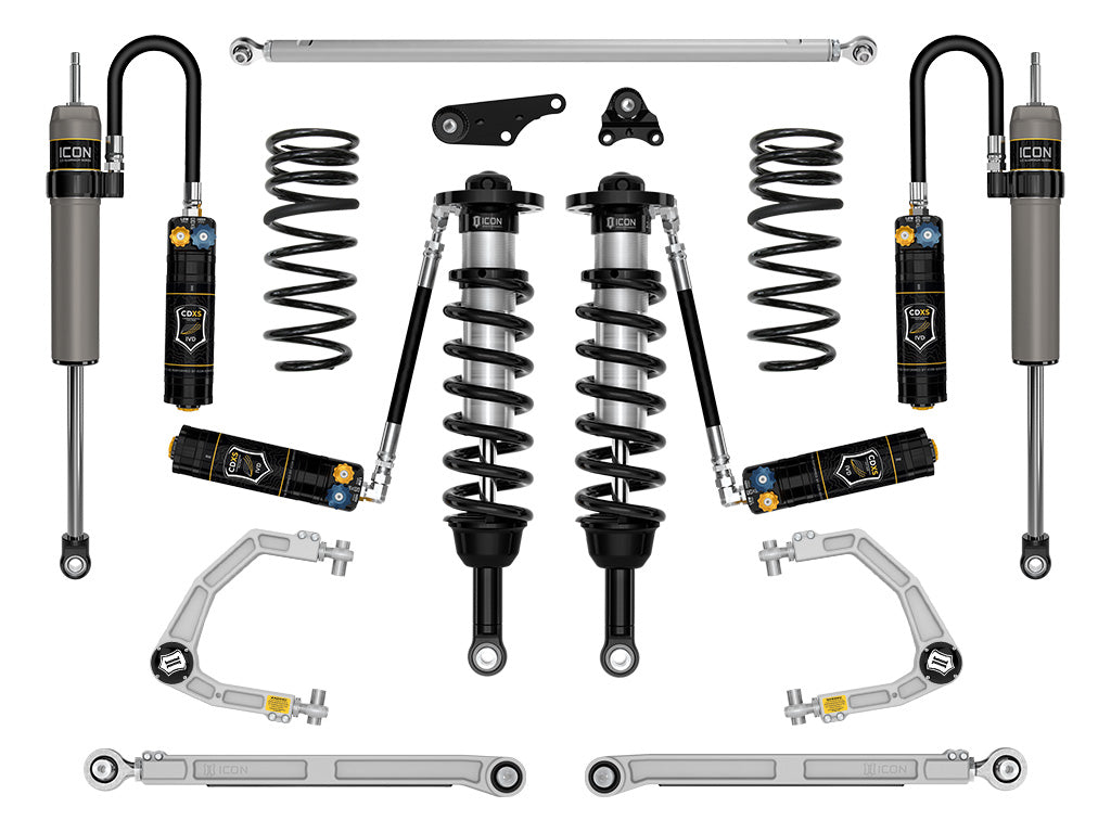 ICON Vehicle Dynamics 2024-2026 Toyota Land Cruiser 250 Series, 1.25-3" Lift, Stage 8 Suspension System, CDXS, Billet