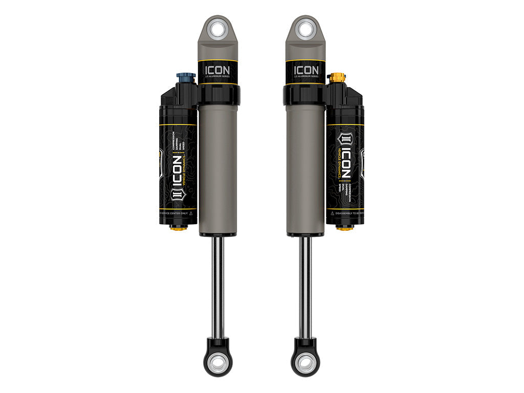 ICON Vehicle Dynamics 2009-2026 Ford F-150, 0-1" Lift, Rear, V.S. 2.5 Aluminum Series Shock Absorbers, Piggyback Reservoir w/ CDXS, Pair