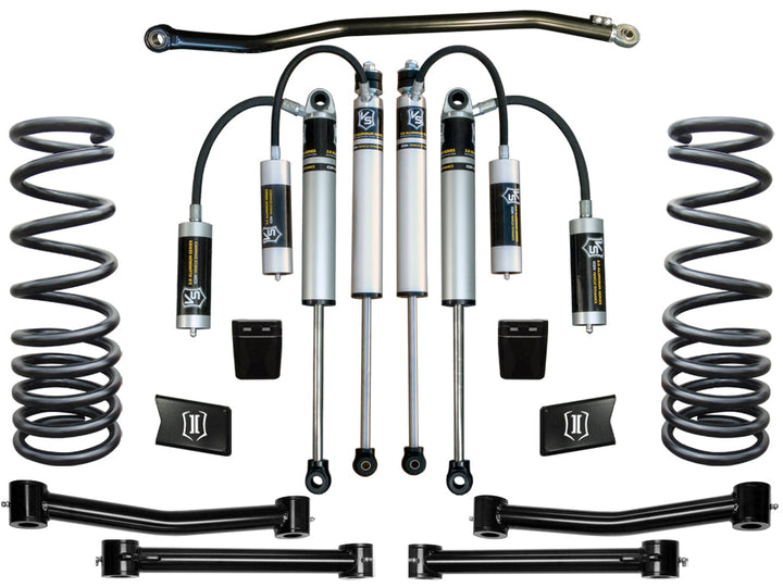 ICON Vehicle Dynamics 2003-12 Ram 2500/3500 4WD, 2.5" Lift, Stage 3 Suspension System