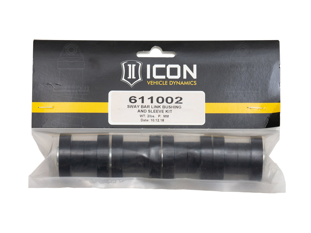 ICON Vehicle Dynamics Ford F-250/F-350 & Jeep Wrangler JK/JL, Sway Bar Link Bushing & Sleeve Kit
