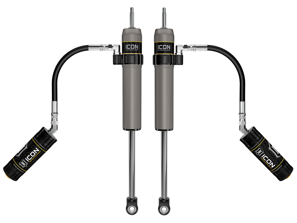 ICON Vehicle Dynamics 2024-2026 Toyota Tacoma, 0-1” Lift, Rear, V.S. 2.5 Aluminum Series Shock Absorbers, Remote Reservoir, Pair