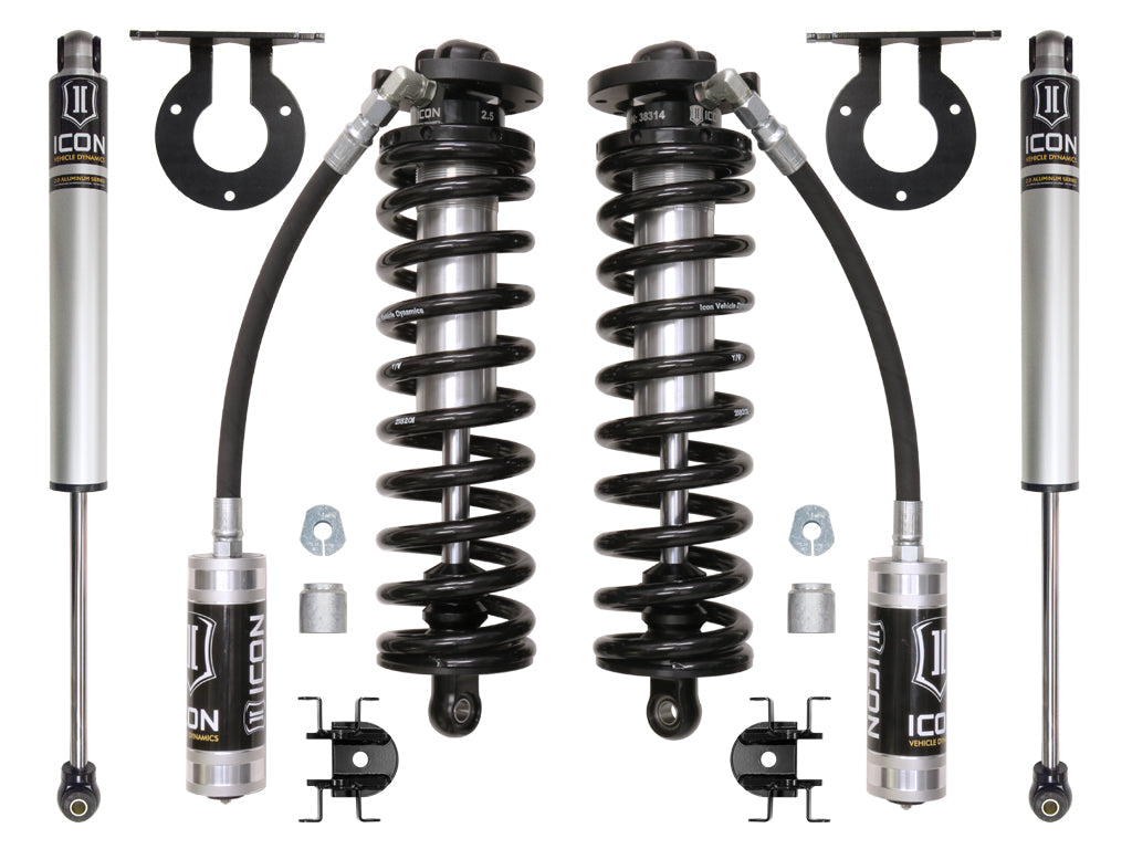 ICON Vehicle Dynamics 2005-2016 Ford F250/F350, 2.5-3" Lift, Stage 1 Coilover Conversion System
