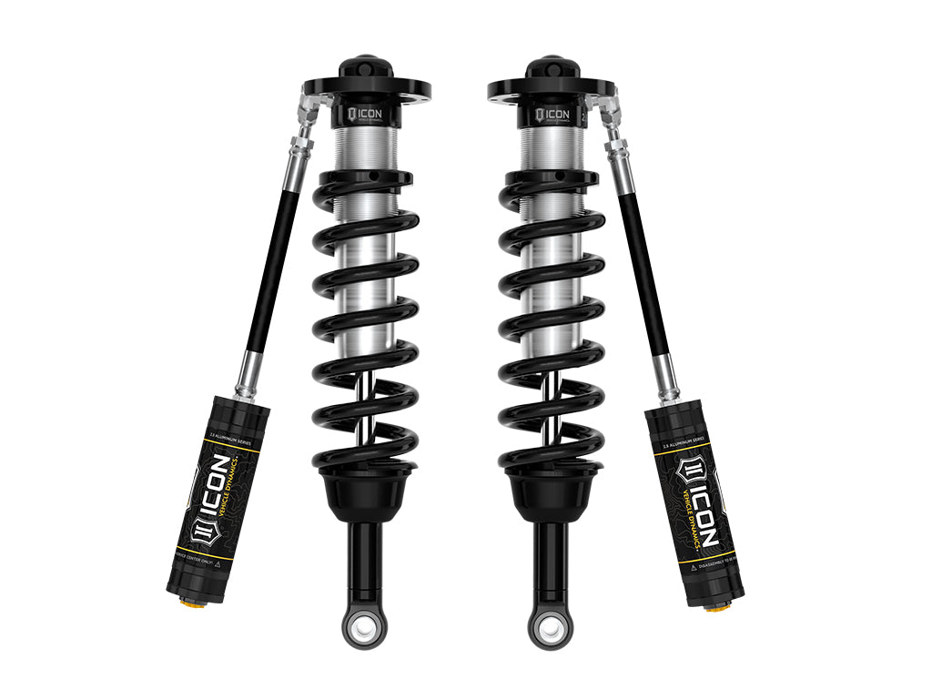 ICON Vehicle Dynamics 2022-2026 Toyota Tundra, 5-6" Lift, Front, V.S. 2.5 Series Coilover Kit, Remote Reservoir, Pair
