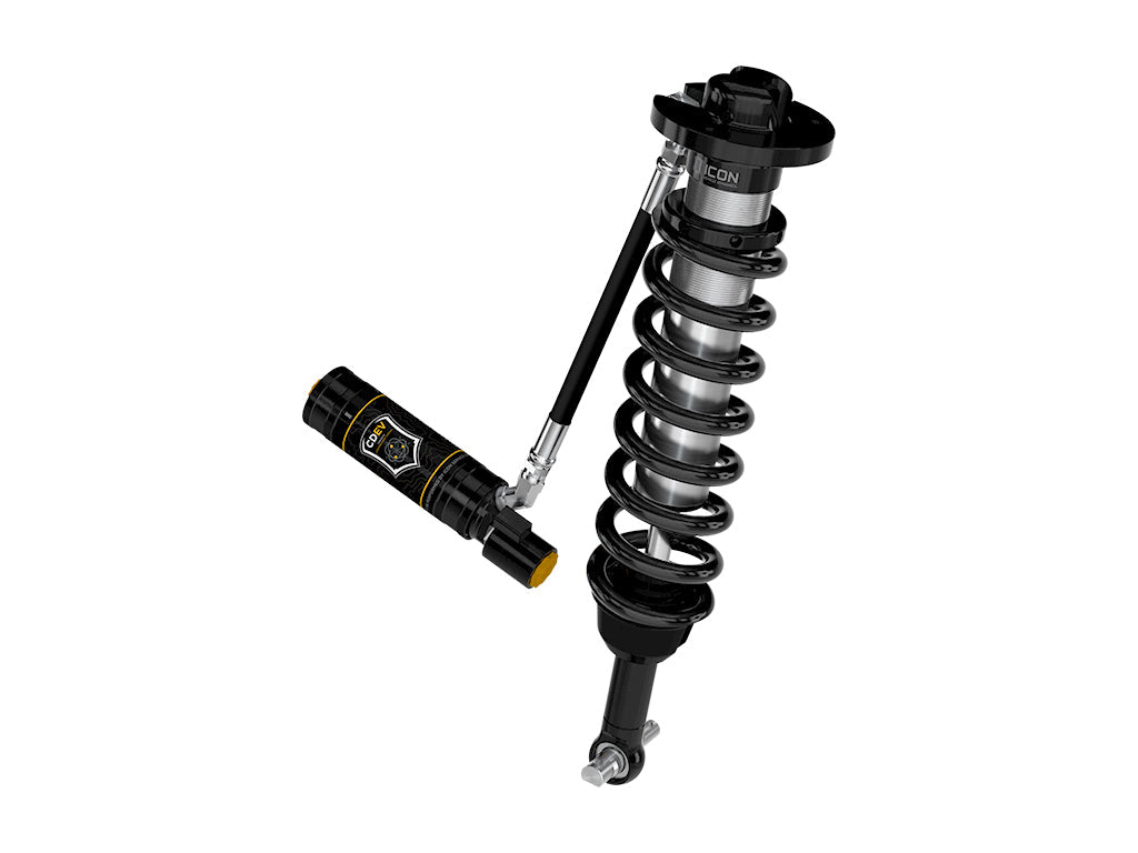 ICON Vehicle Dynamics 2021-2026 Ford F-150 4WD/Tremor, 3.5-4.5"/2.5-3" Lift, Front, V.S. 2.5 Series Coilovers, Remote Reservoir w/ CDEV, Pair