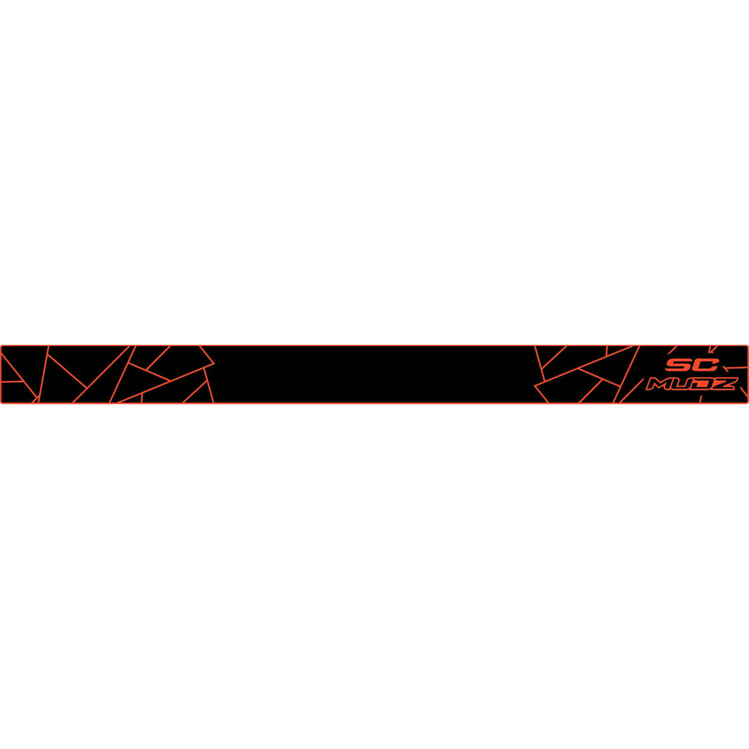 COLOR::Black over Sunset Orange