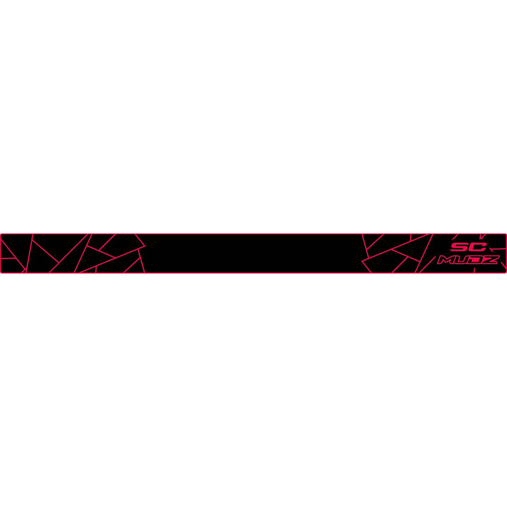 COLOR::Black over Ruby Red